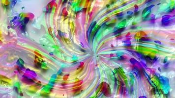 Abstract colorful animation. Multicolor holographic liquid background. Beautiful gradient texture, Moving abstract multicolored background video