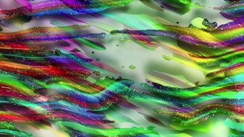 Abstract colorful animation. Multicolor holographic liquid background. Beautiful gradient texture, Moving abstract multicolored background video