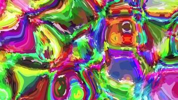 Abstract colorful animation. Multicolor holographic liquid background. Beautiful gradient texture, Moving abstract multicolored background video