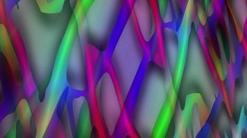 Abstract colorful animation. Multicolor holographic liquid background. Beautiful gradient texture, Moving abstract multicolored background video