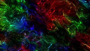 Abstract colorful animation. Multicolor holographic liquid background. Beautiful gradient texture, Moving abstract multicolored background video