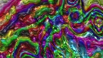 astratto volteggiare sfondo, astratto colorato animazione. multicolore liquido sfondo. bellissimo pendenza struttura, in movimento astratto multicolore sfondo video