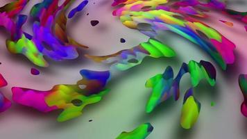 Abstract twirling background, Abstract colorful animation. Multicolor liquid background. Beautiful gradient texture, Moving abstract multicolored background video