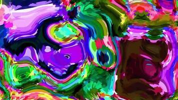 Abstract colorful animation. Multicolor holographic liquid background. Beautiful gradient texture, Moving abstract multicolored background video