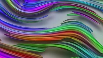 Abstract colorful animation. Multicolor holographic liquid background. Beautiful gradient texture, Moving abstract multicolored background video