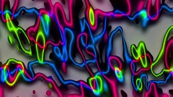 Abstract colorful animation. Multicolor holographic liquid background. Beautiful gradient texture, Moving abstract multicolored background video