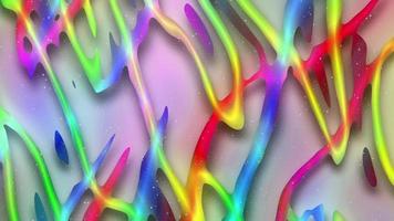 Abstract colorful animation. Multicolor holographic liquid background. Beautiful gradient texture, Moving abstract multicolored background video