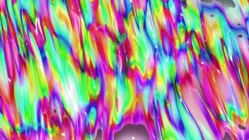 Abstract colorful animation. Multicolor holographic liquid background. Beautiful gradient texture, Moving abstract multicolored background video