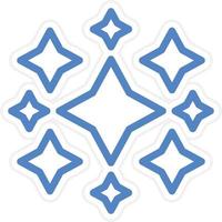 Sparkles Vector Icon Style