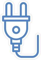 Plug Vector Icon Style