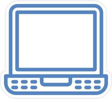 Laptop Vector Icon Style