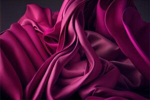 illustration of soft magenta, pink fabric photo