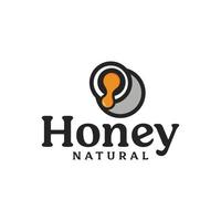 Honey Logo Stock Vector