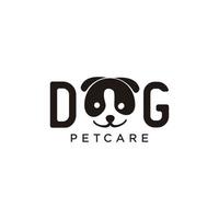 Dog care logo for pet care icon symbol vector