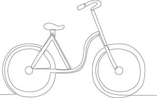 A bike with a higher handlebar vector