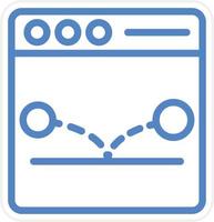 Bounce Rate Vector Icon Style