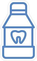 Mouthwash Vector Icon Style