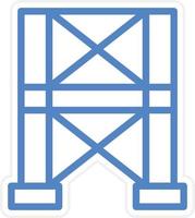 Scaffolding Vector Icon Style