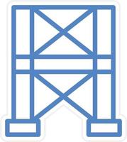 Scaffolding Vector Icon Style