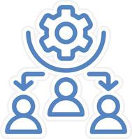 Delegate Vector Icon Style
