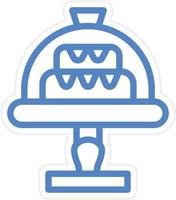 Cake Dome Vector Icon Style