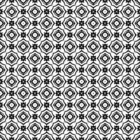 Black and white seamless pattern texture. Greyscale ornamental graphic design. vector