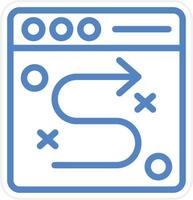 Digital Strategy Vector Icon Style