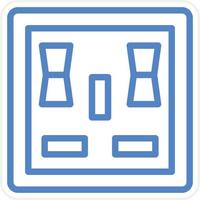 Socket Vector Icon Style