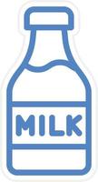 Milk Vector Icon Style