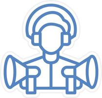Customer Support Vector Icon Style