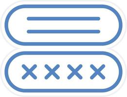 Password Vector Icon Style