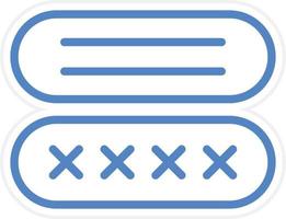 Password Vector Icon Style