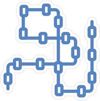 Chain Vector Icon Style