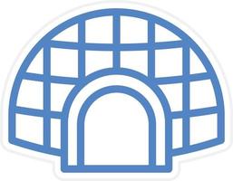 Igloo Vector Icon Style