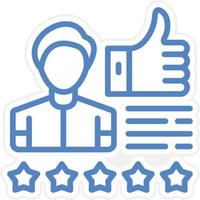 Customer Reviews Vector Icon Style