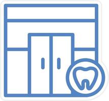 Dental Clinic Vector Icon Style