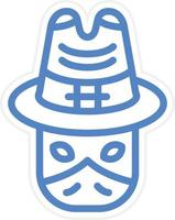 Bandit Vector Icon Style