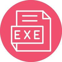 exe vector icono diseño