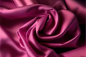 illustration of soft magenta, pink fabric photo