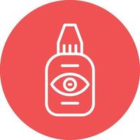 Eye Drop Vector Icon Design