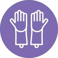 Cleaning Gloves Vector Icon Design