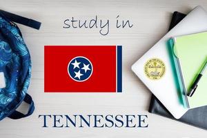 estudiar en Tennesse. Estados Unidos estado. nosotros educación concepto. aprender America concepto. foto