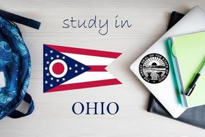Study in Ohio. USA state. US education concept. Learn America concept. photo