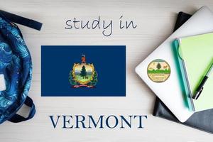 estudiar en Vermont. Estados Unidos estado. nosotros educación concepto. aprender America concepto. foto