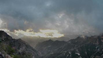 laps de temps de le incroyable cuivre canyon, nord Mexique. video