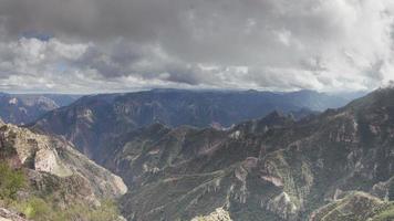 laps de temps de le incroyable cuivre canyon, nord Mexique. video