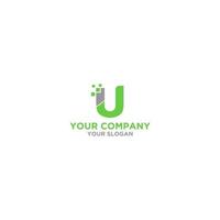 U Digital Logo Design Vector