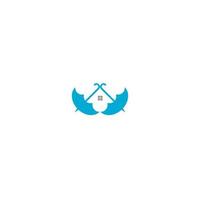 Umbrella Home Loan Logo Design vector