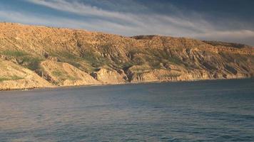 timelapse of imessouane coastline on the atlantic coast of morocco video