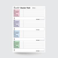 Doctor Visits Tracker,Doctor Tracker,Doctor Planner,Medical Appointment Record,Medical Tracker,Health Wellness Insert,health wellness planner,doctor visit chart,doctor visit planner vector
